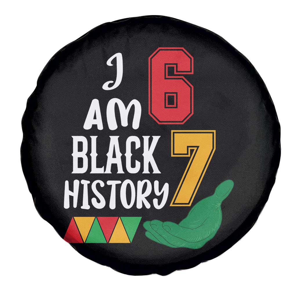 Funny Six Seven African American Spare Tire Cover Black History Month