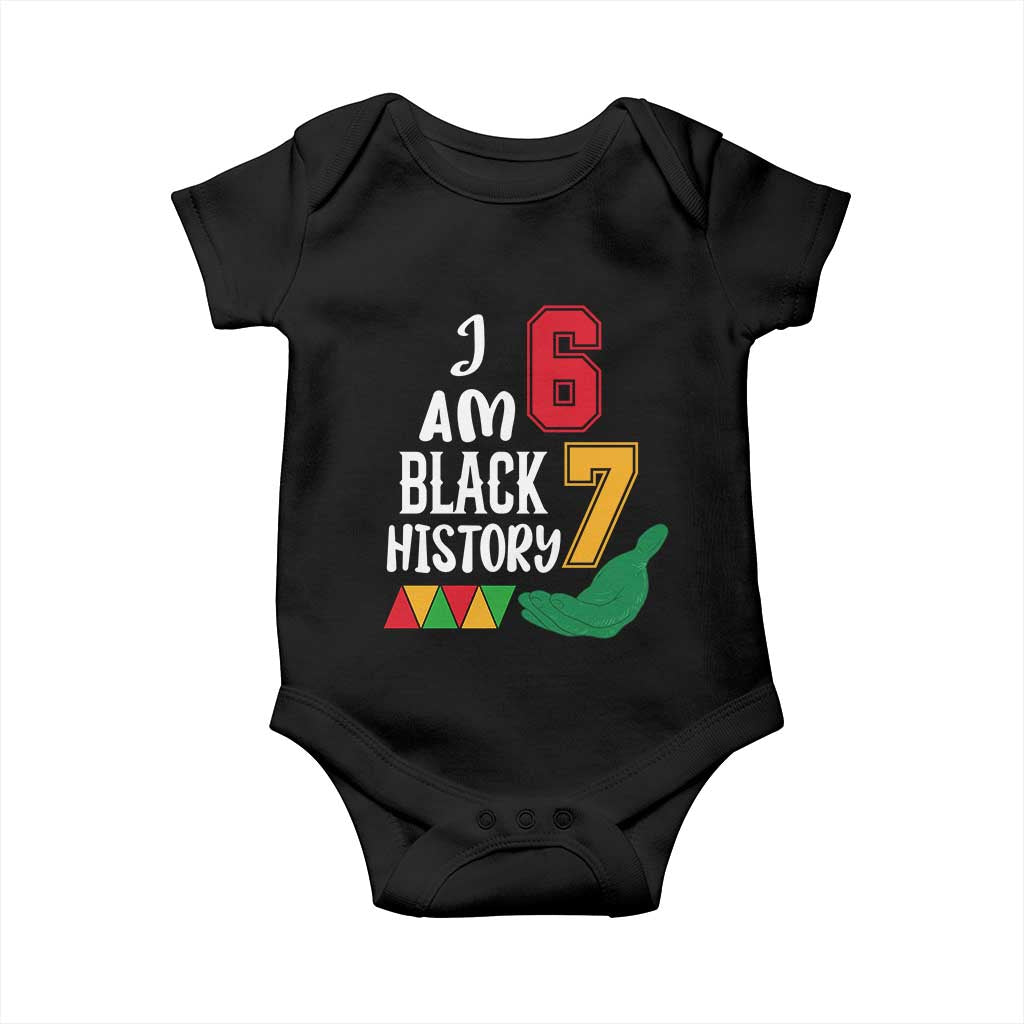 Funny Six Seven African American Baby Onesie Black History Month