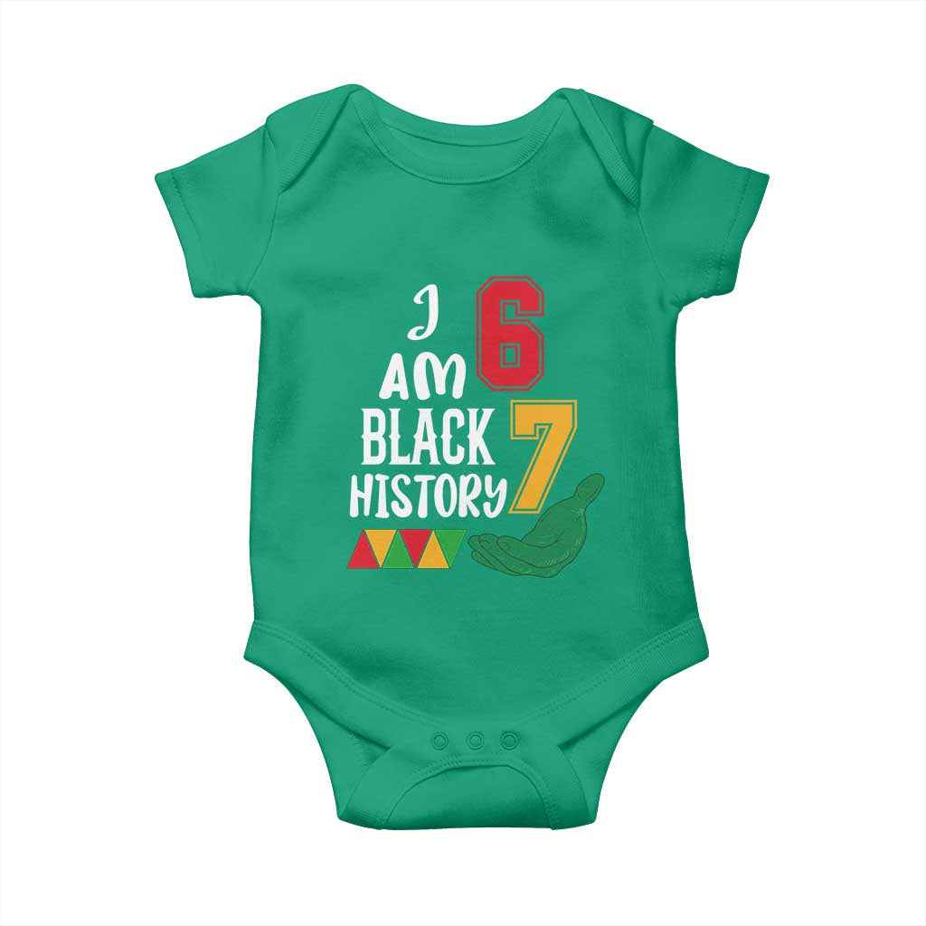 Funny Six Seven African American Baby Onesie Black History Month