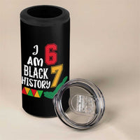 Funny Six Seven African American 4 in 1 Can Cooler Tumbler Black History Month