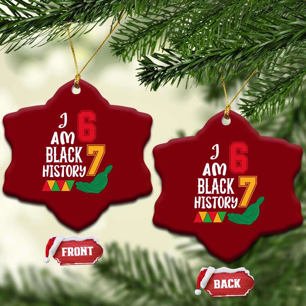 Funny Six Seven African American Ceramic Ornament Black History Month