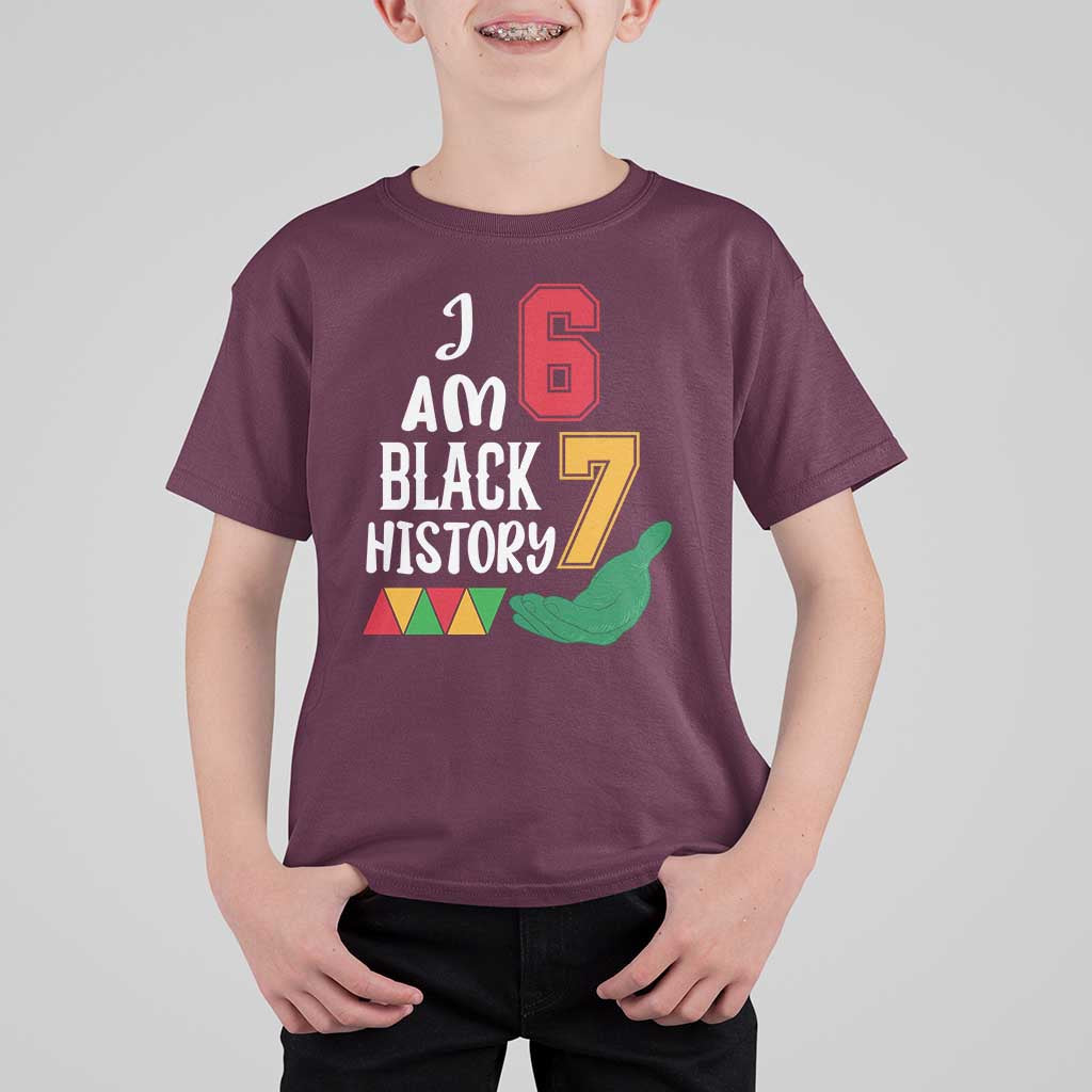 Funny Six Seven African American T Shirt For Kid Black History Month