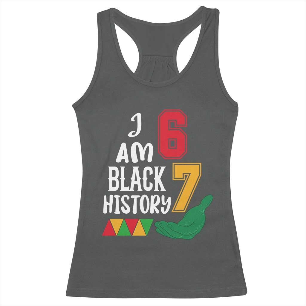 Funny Six Seven African American Racerback Tank Top Black History Month