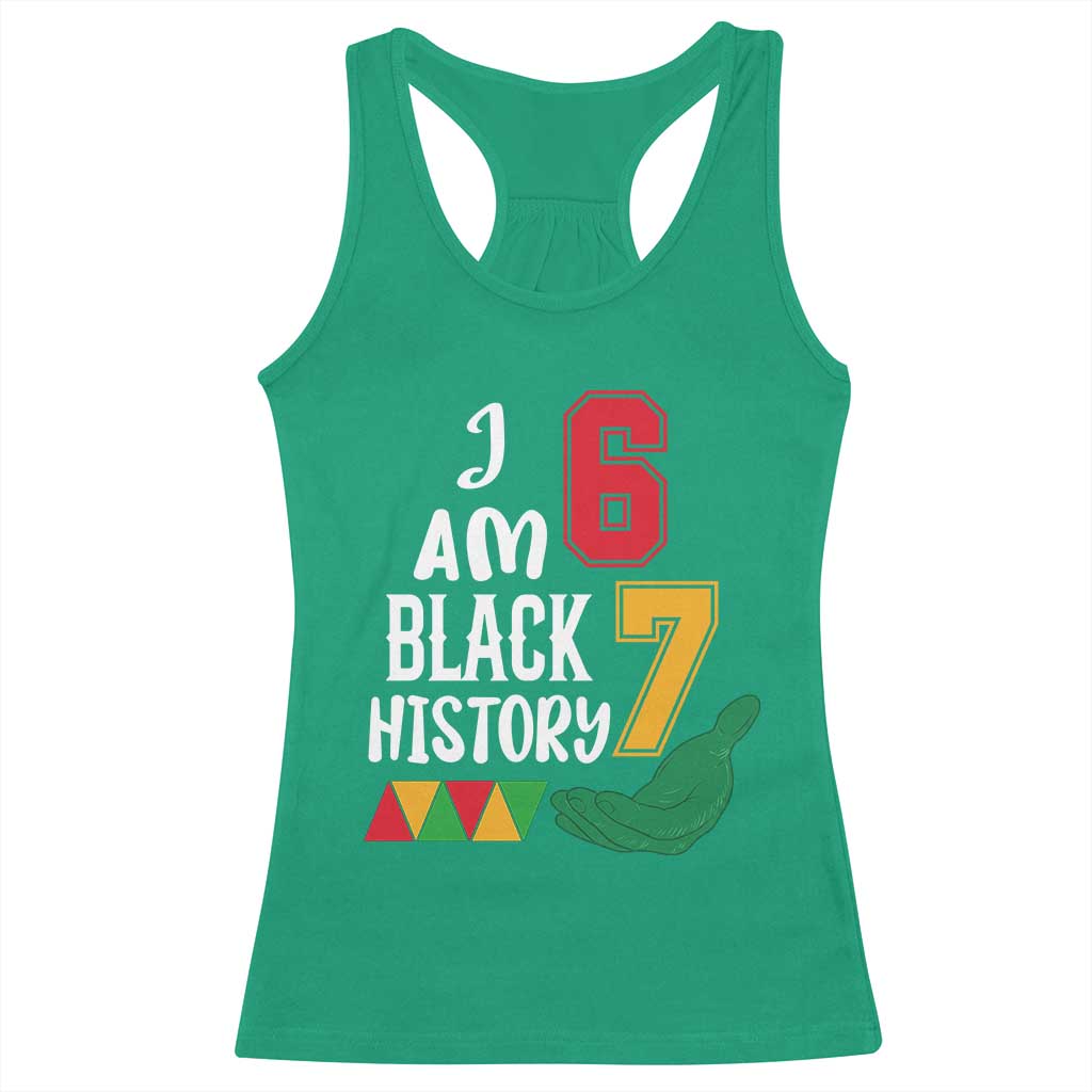 Funny Six Seven African American Racerback Tank Top Black History Month