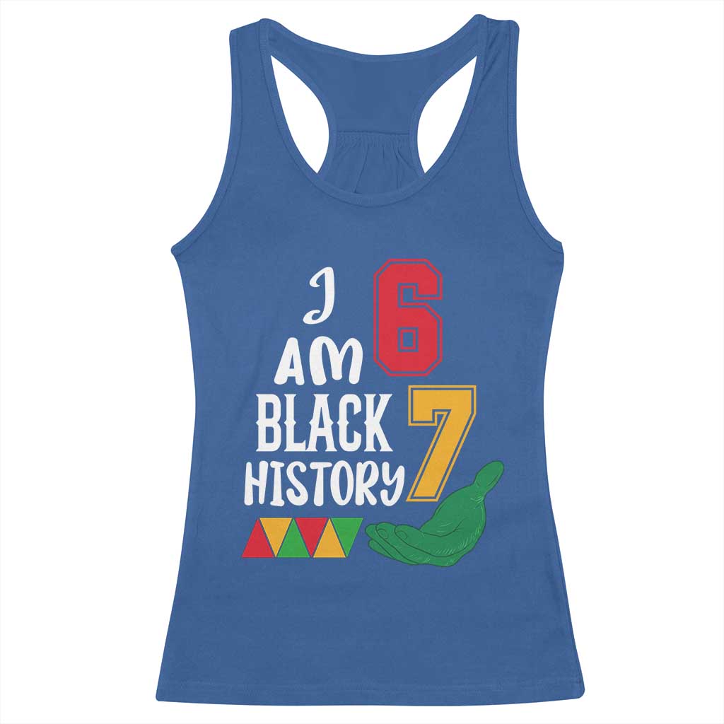 Funny Six Seven African American Racerback Tank Top Black History Month