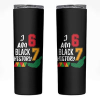 Funny Six Seven African American Skinny Tumbler Black History Month
