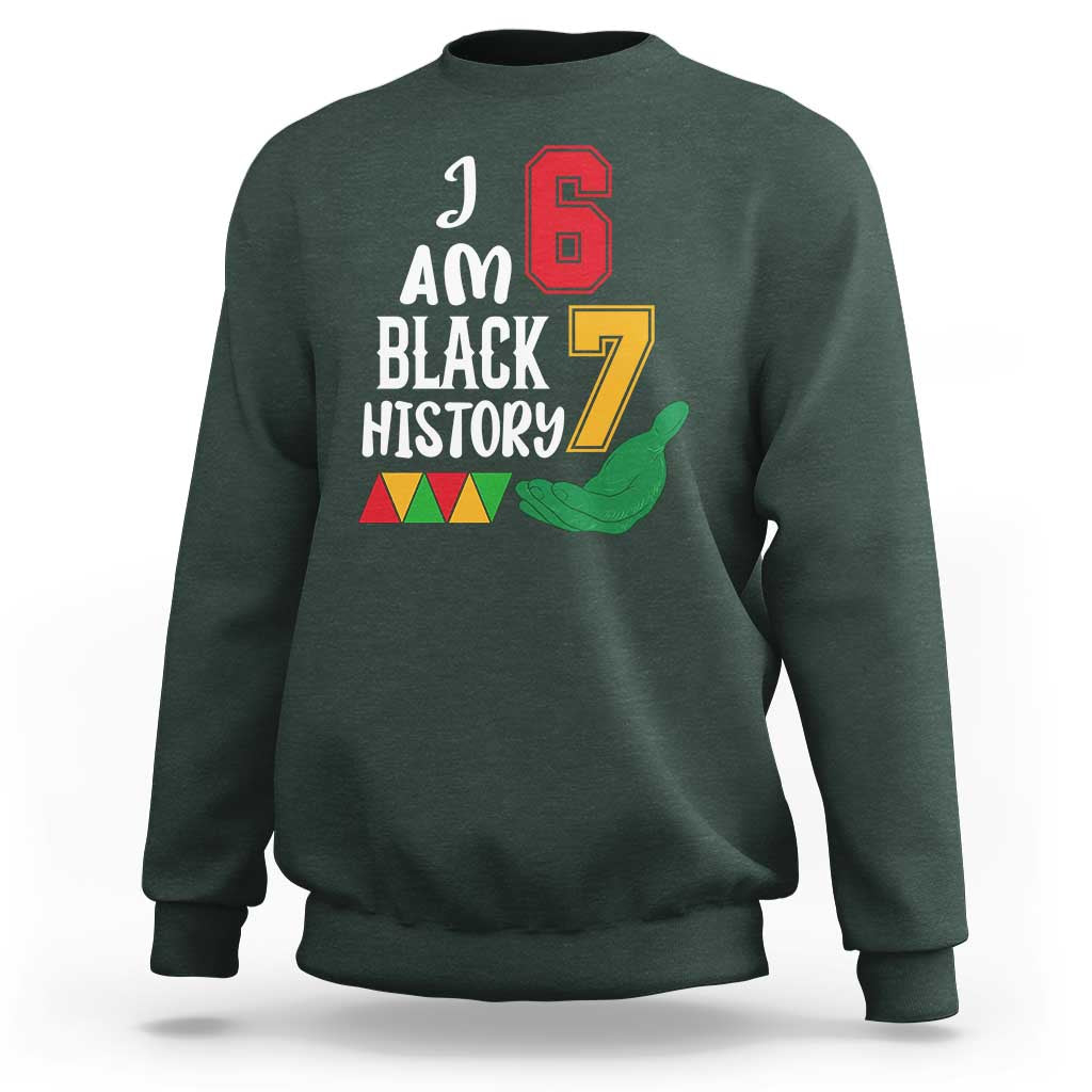 Funny Six Seven African American Sweatshirt Black History Month
