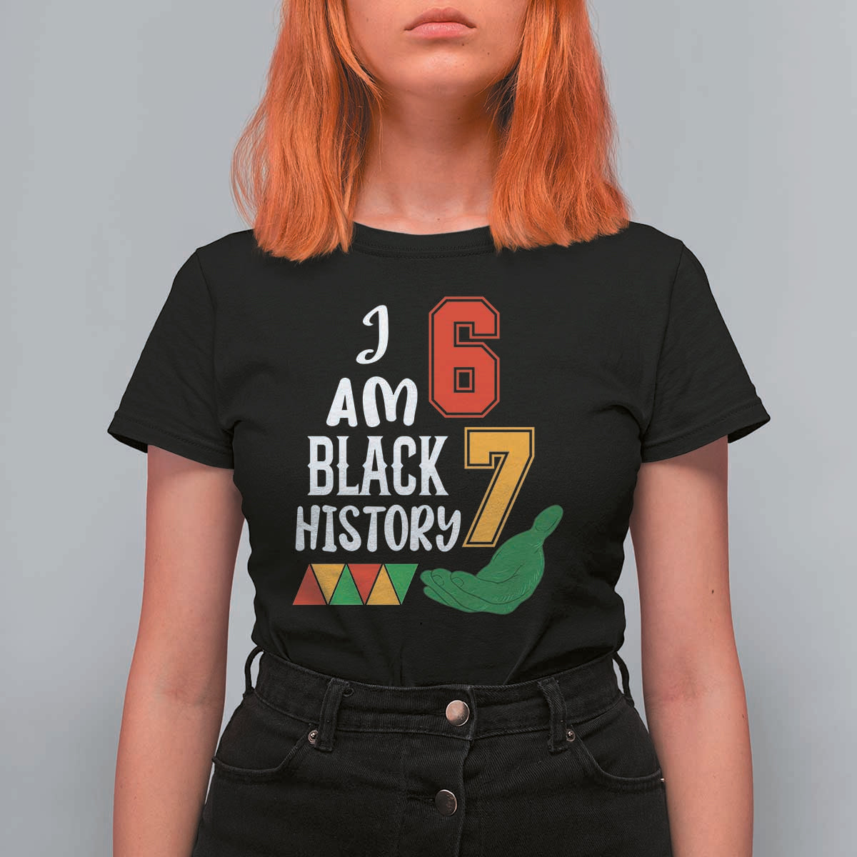 Funny Six Seven African American T Shirt For Women Black History Month