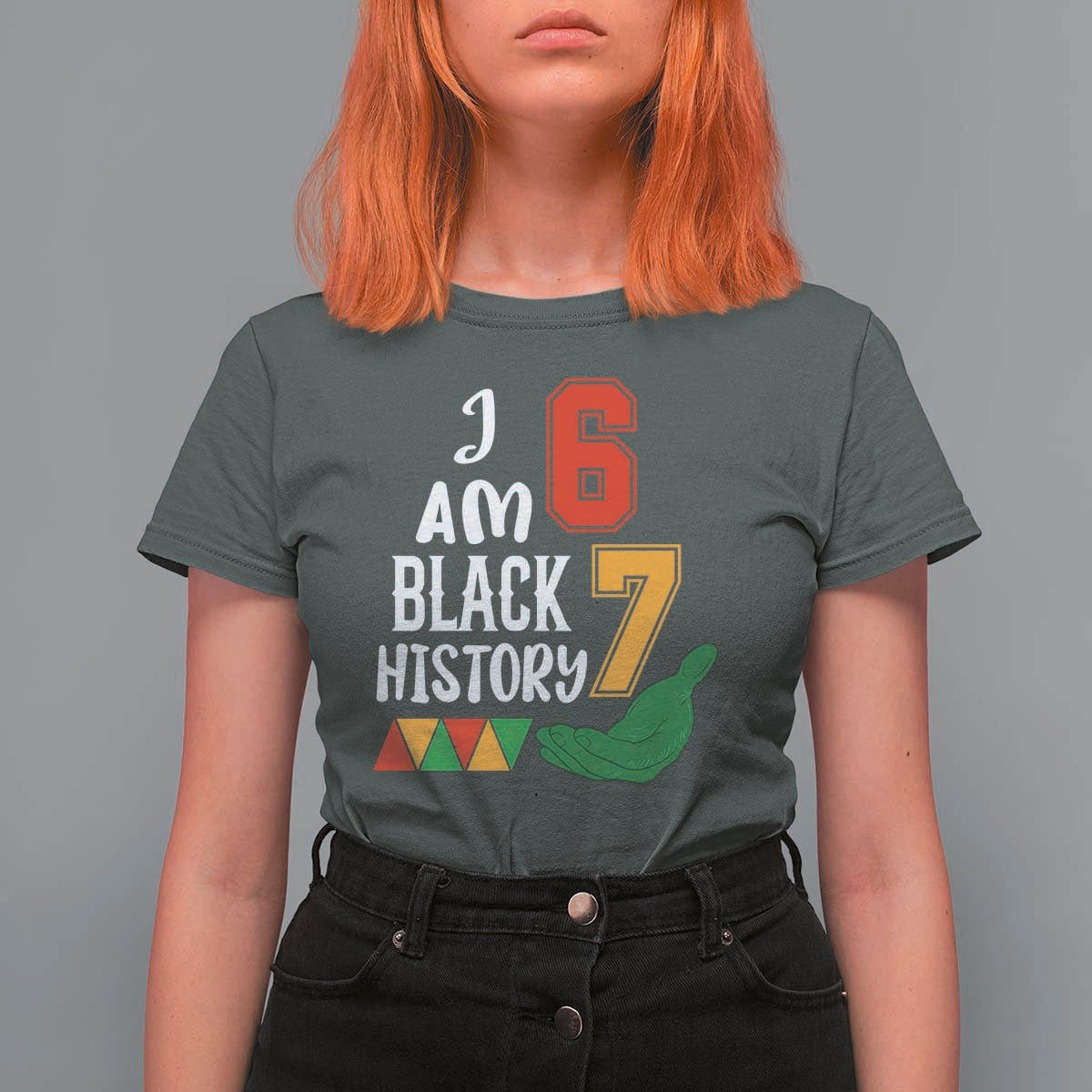 Funny Six Seven African American T Shirt For Women Black History Month