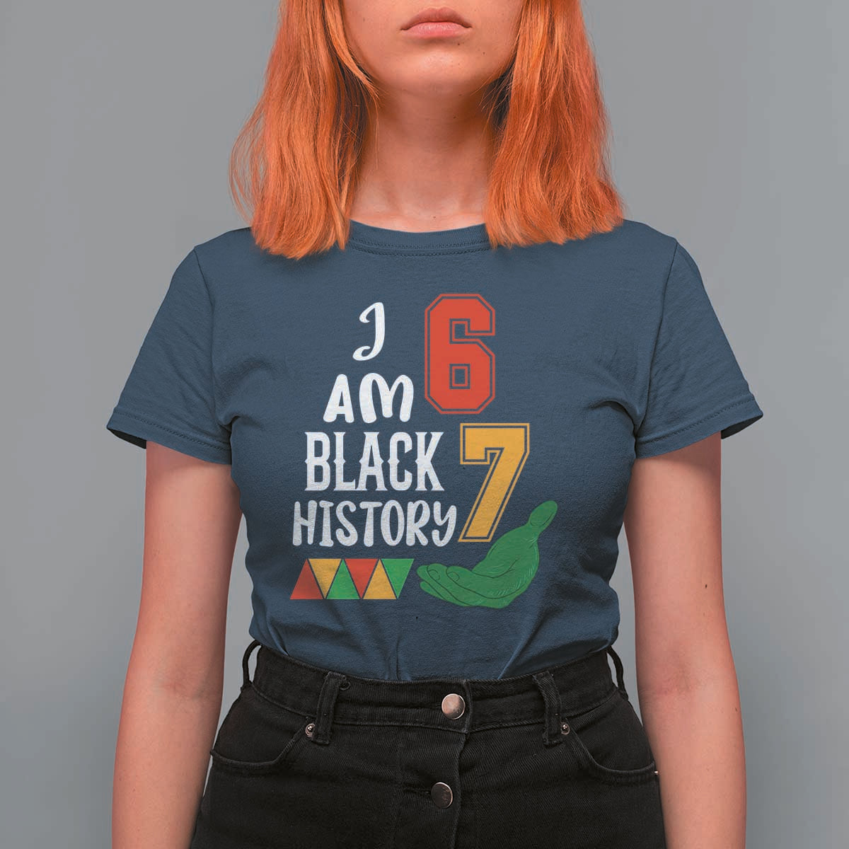 Funny Six Seven African American T Shirt For Women Black History Month