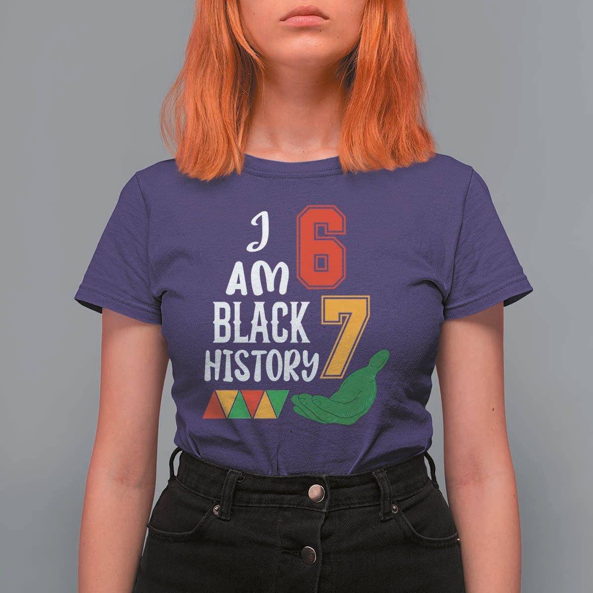 Funny Six Seven African American T Shirt For Women Black History Month