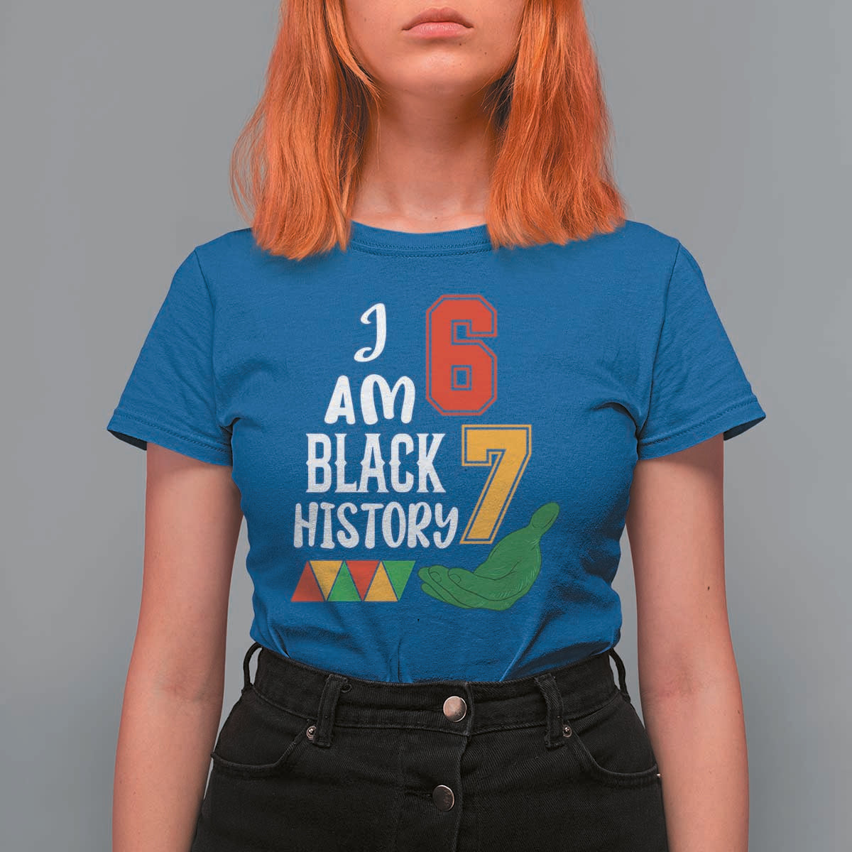 Funny Six Seven African American T Shirt For Women Black History Month
