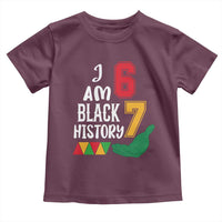 Funny Six Seven African American Toddler T Shirt Black History Month