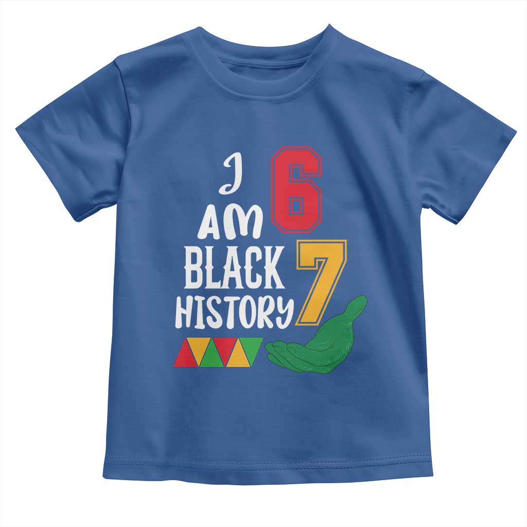 Funny Six Seven African American Toddler T Shirt Black History Month