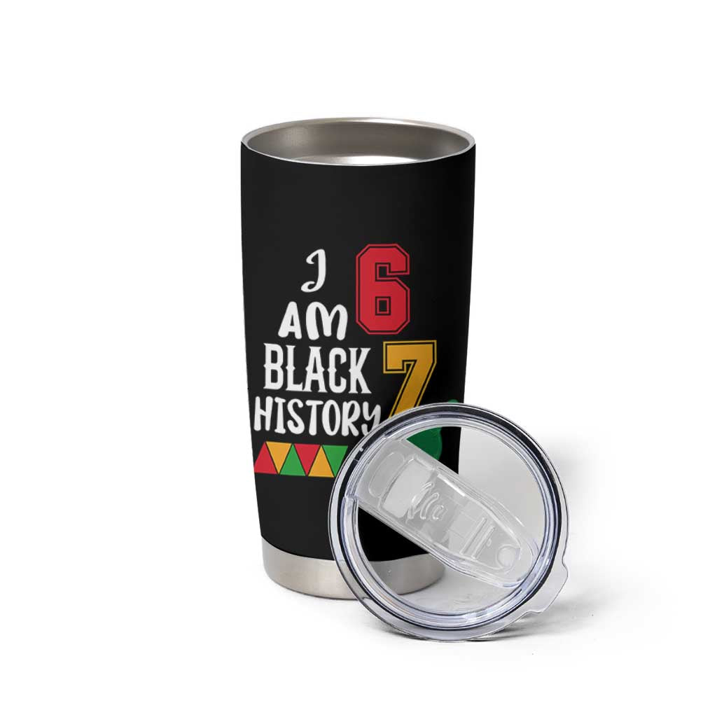 Funny Six Seven African American Tumbler Cup Black History Month