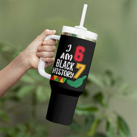 Funny Six Seven African American Tumbler With Handle Black History Month
