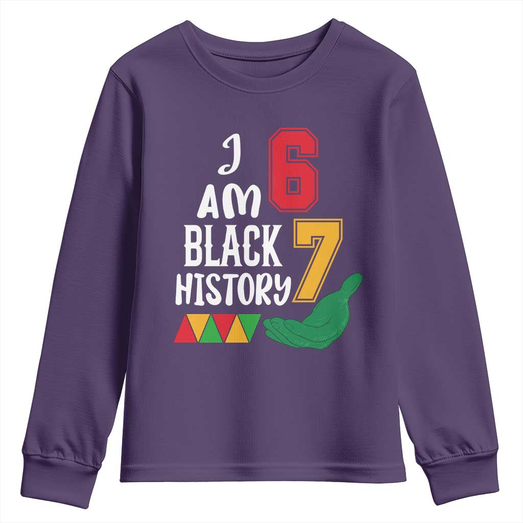 Funny Six Seven African American Youth Sweatshirt Black History Month