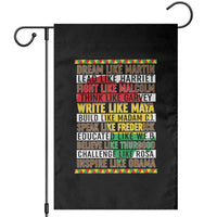 Black History Month Garden Flag Dream Like Martin Lead Like Harriet