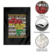 Black History Month Garden Flag Dream Like Martin Lead Like Harriet