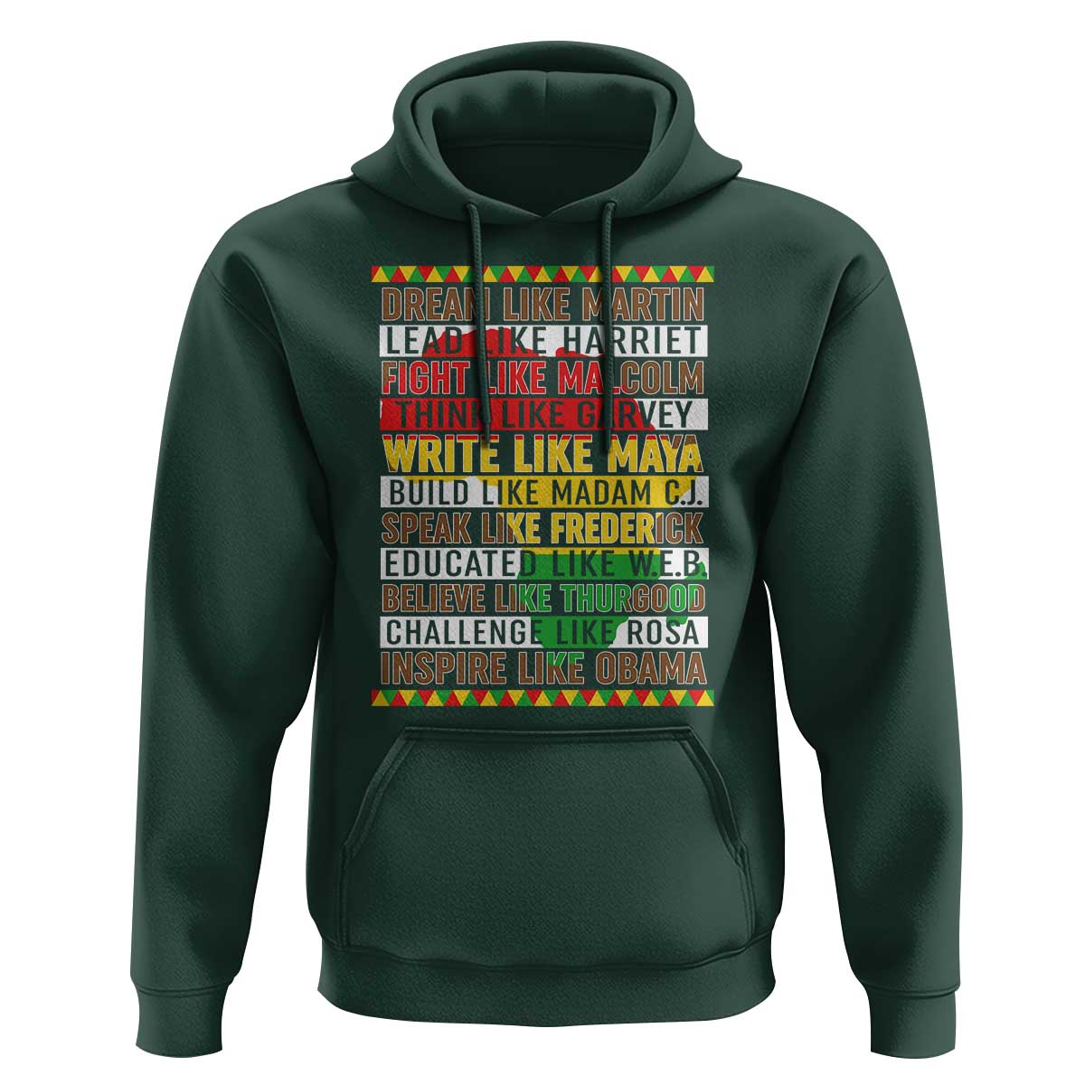 Black History Month Hoodie Dream Like Martin Lead Like Harriet