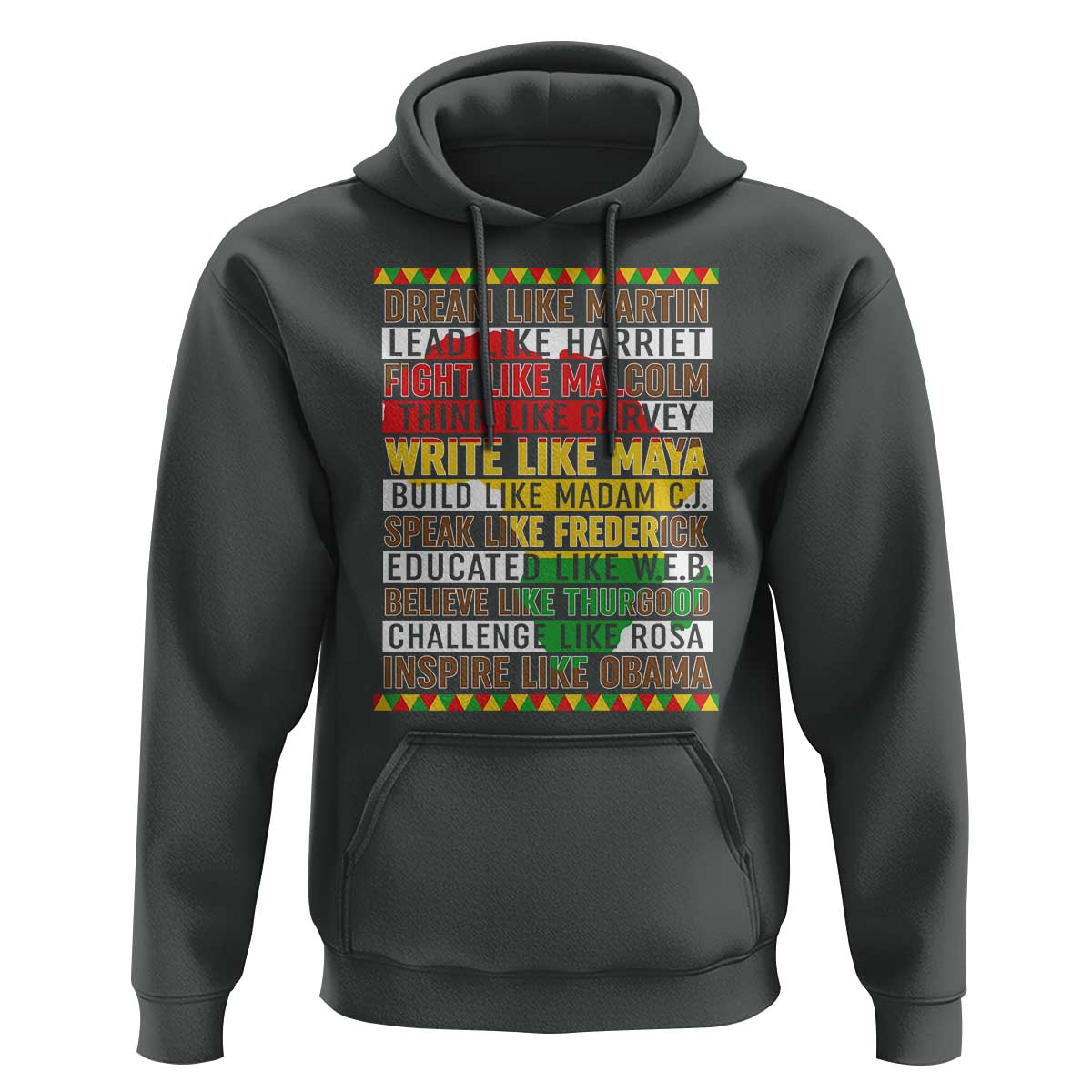 Black History Month Hoodie Dream Like Martin Lead Like Harriet