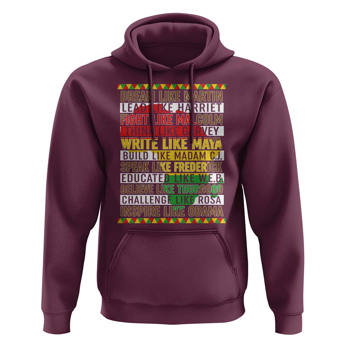 Black History Month Hoodie Dream Like Martin Lead Like Harriet
