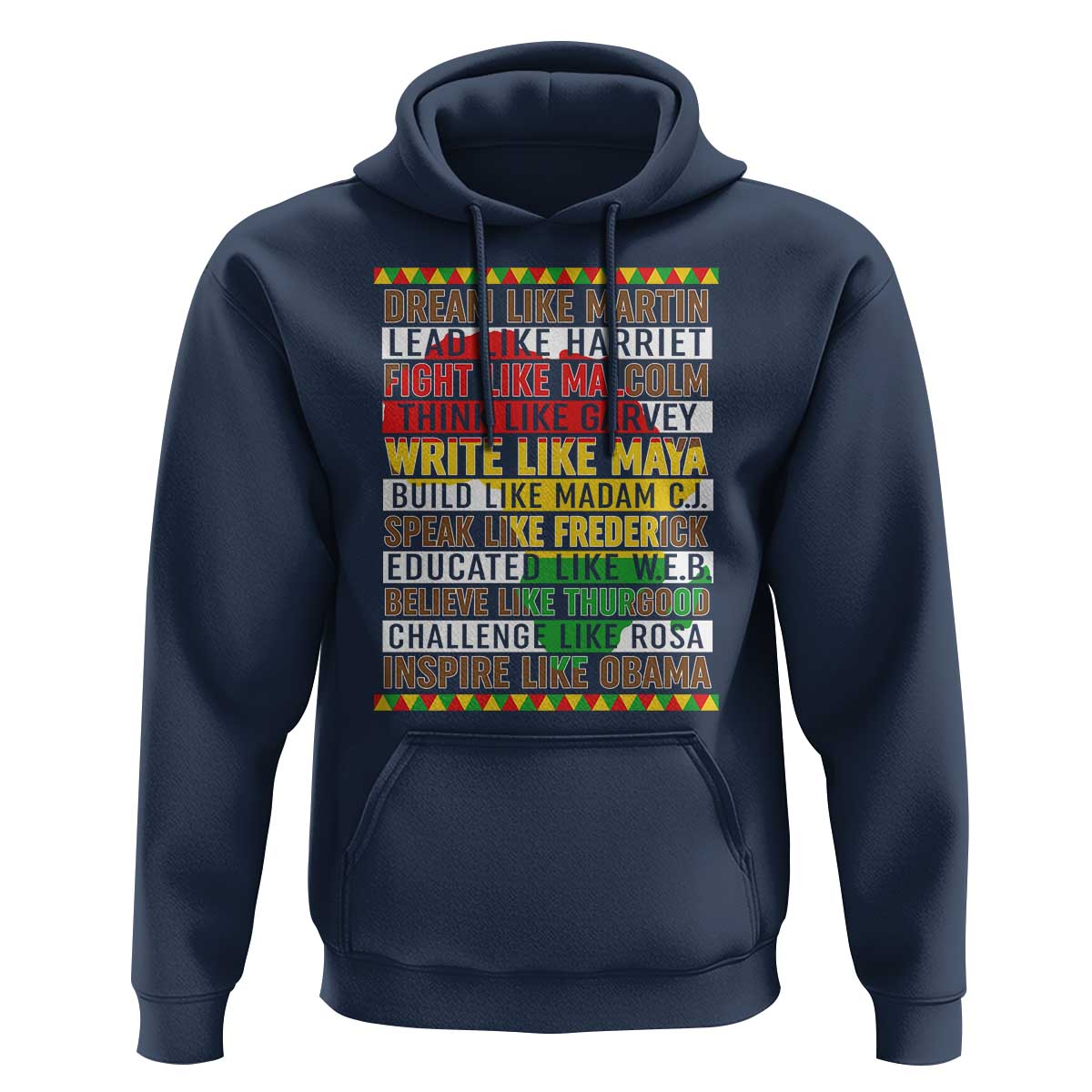 Black History Month Hoodie Dream Like Martin Lead Like Harriet