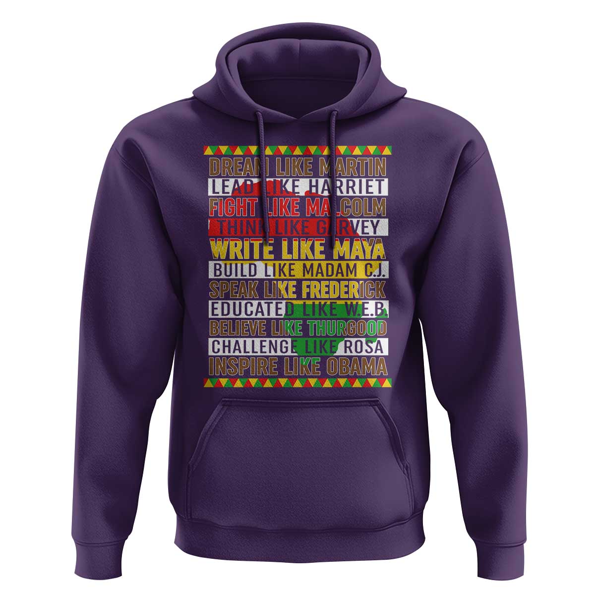 Black History Month Hoodie Dream Like Martin Lead Like Harriet