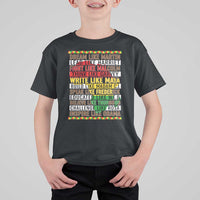 Black History Month T Shirt For Kid Dream Like Martin Lead Like Harriet