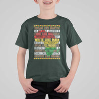 Black History Month T Shirt For Kid Dream Like Martin Lead Like Harriet
