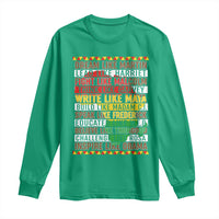 Black History Month Long Sleeve Shirt Dream Like Martin Lead Like Harriet