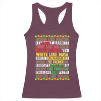 Black History Month Racerback Tank Top Dream Like Martin Lead Like Harriet