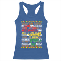 Black History Month Racerback Tank Top Dream Like Martin Lead Like Harriet