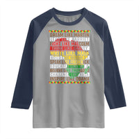 Black History Month Raglan Shirt Dream Like Martin Lead Like Harriet