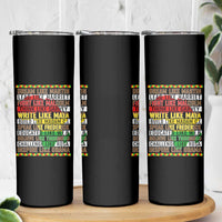 Black History Month Skinny Tumbler Dream Like Martin Lead Like Harriet