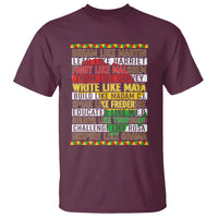Black History Month T Shirt Dream Like Martin Lead Like Harriet