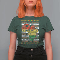Black History Month T Shirt For Women Dream Like Martin Lead Like Harriet