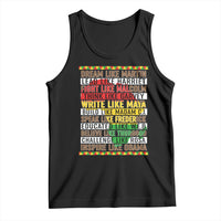 Black History Month Tank Top Dream Like Martin Lead Like Harriet