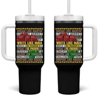 Black History Month Tumbler With Handle Dream Like Martin Lead Like Harriet