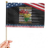 Black History Month Patriotic Handheld Flag Dream Like Martin Lead Like Harriet