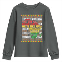 Black History Month Youth Sweatshirt Dream Like Martin Lead Like Harriet