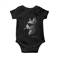 Fck Ice Baby Onesie Funny Cat  Smoking Anti ICE Meme