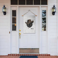 Funny Cowboy Cat Smoking Anti ICE Protest Meme Garden Flag
