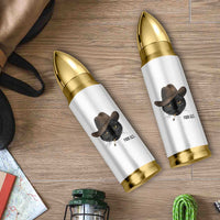 Funny Cowboy Cat Smoking Anti ICE Protest Meme Bullet Tumbler