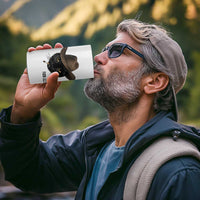 Funny Cowboy Cat Smoking Anti ICE Protest Meme 4 in 1 Can Cooler Tumbler