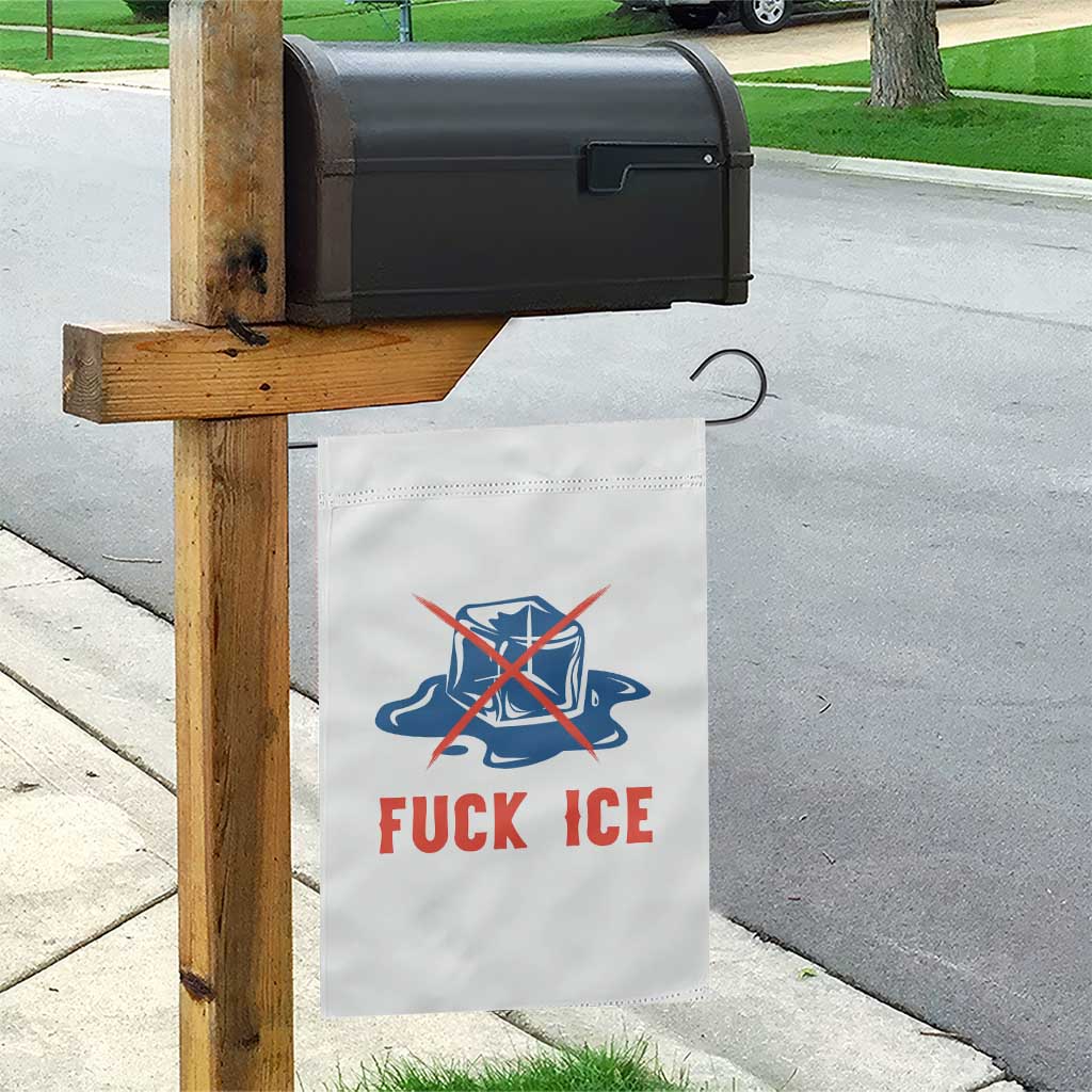 Ice Cube Anti ICE Immigration Human Rights Meme Garden Flag