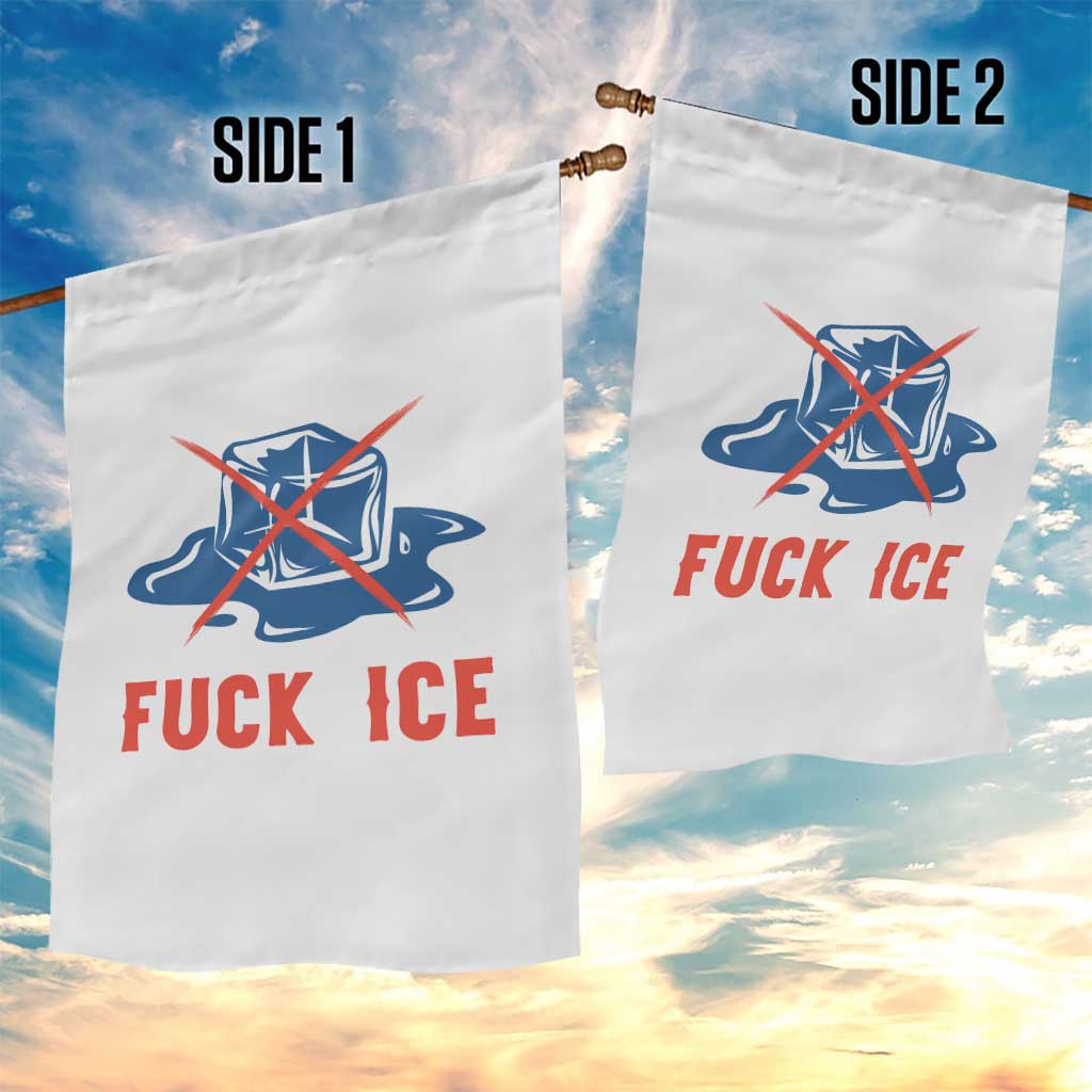Ice Cube Anti ICE Immigration Human Rights Meme Garden Flag