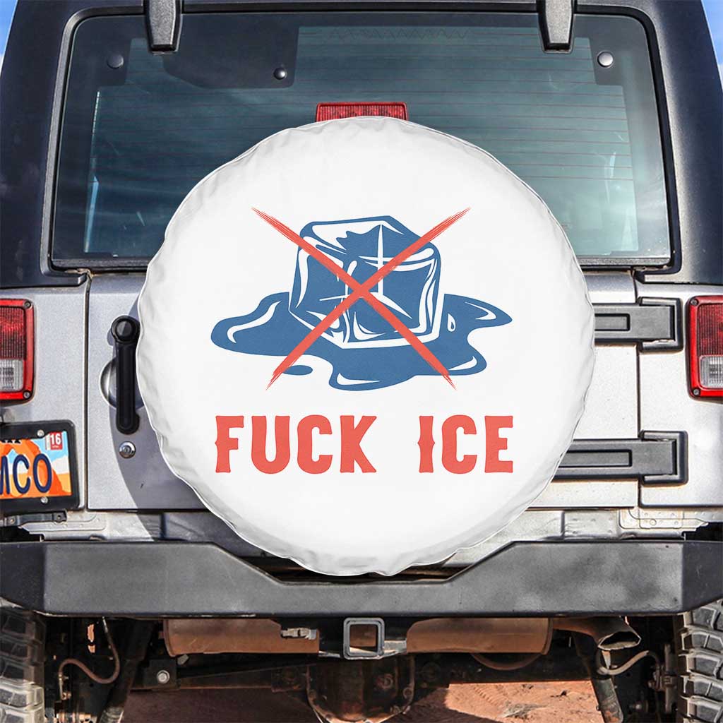 Ice Cube Anti ICE Immigration Human Rights Meme Spare Tire Cover
