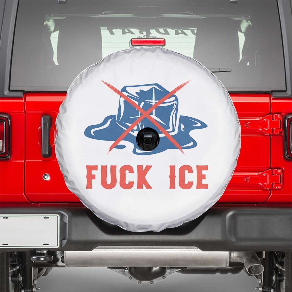 Ice Cube Anti ICE Immigration Human Rights Meme Spare Tire Cover