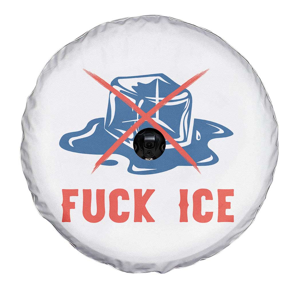 Ice Cube Anti ICE Immigration Human Rights Meme Spare Tire Cover